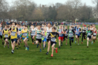 Boys under-13s British Athletics Liverpool Cross Challenge, Sefton Park, Liverpool. Photo:  David T. Hewitson/Sports for All Pics